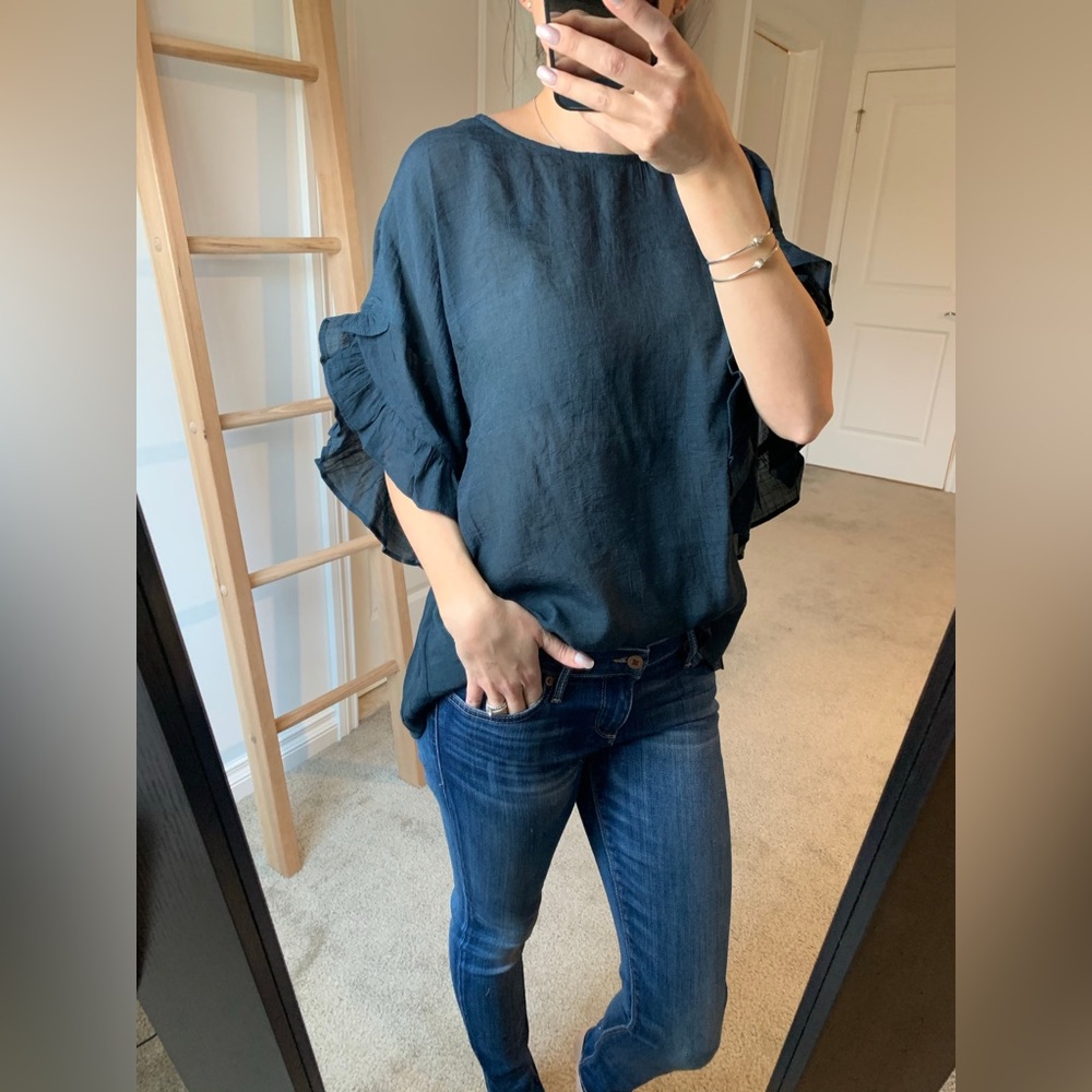 NEW! Ruffled Blouse - Picture 4 of 5